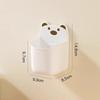 Wall-Mounted Blue Cartoon Bear Storage Box for Kitchen Essentials