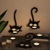 Resin Mould for Crafting Cats Shaped Candle Holder Silicone Decorative Wall Art Decoration Mould DIY Crafting Supplies