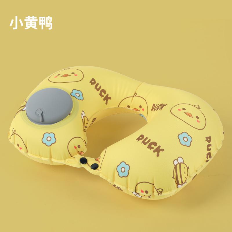 

Travel Portable Neck Pillow Cooling Inflatable Pillow Office Nap Neck Pillow single simple pack