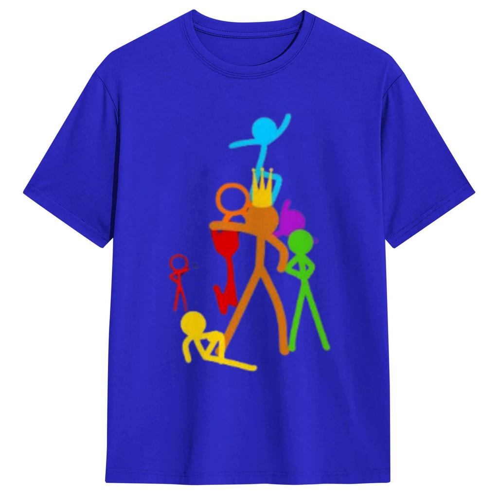 Vintage T Shirt Summer Alan Becker Gaming Figting Fashion TShirts  Pure Cotton Tee Shirt for Unisexs Y2K Funny Clothing
