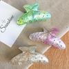 Fantasy Color Starfish Hair Clip Acetate Material Non Slip Hair Clip Beach Hair Clip  Summer Season