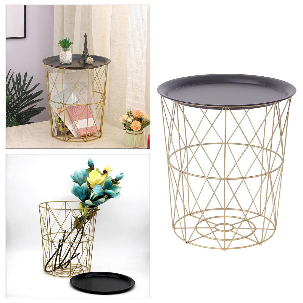 Metal Detachable Tea Table, which has Large Storage Capacity, is Suitable for Home and Office Table