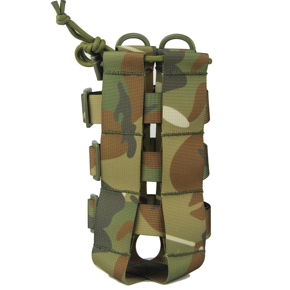 Outdoor Nylon Camouflage Water Bottle Bag, Tornado Travel, Adjustable Size