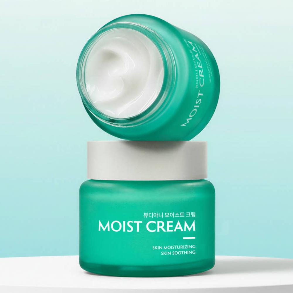 BEAUDIANI Hyaluronic Acid Shea Butter Moisture Cream 50ml Duo Intense Hydration Deep Moisturizing Soothing Cream