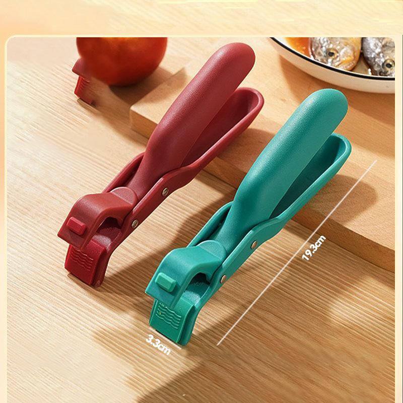 Kitchen Heat Resistant Bowl Clip Anti-Scalding Dish Gripper Non-Slip Tool for Hot Plates BowlsMicrowave Oven Cooking Accessories
