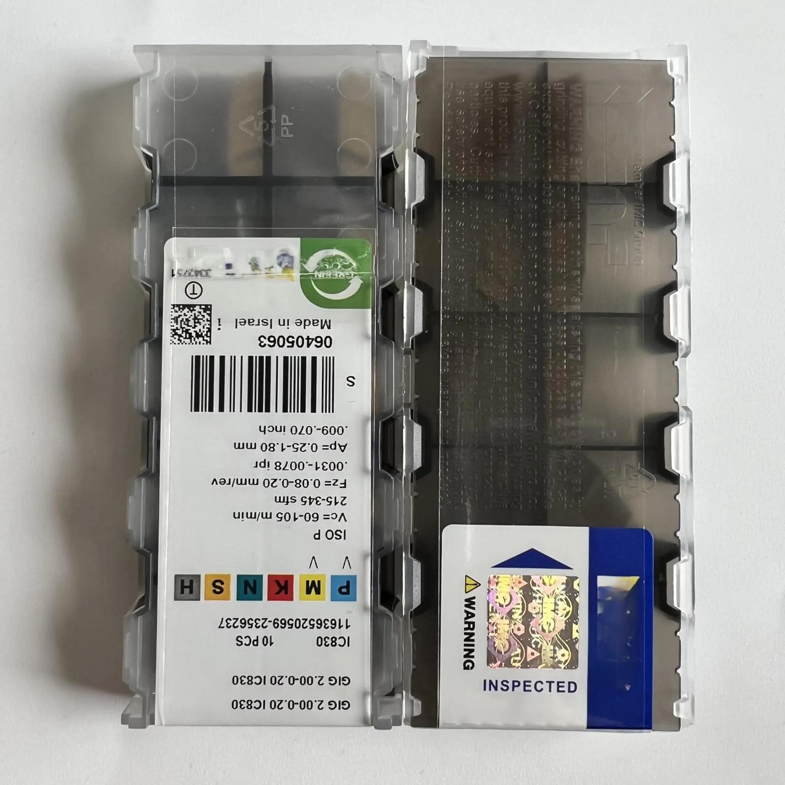 

Original / GIG2.00-0.20 IC830 /Industrial indexable Carbide Inserts 10 PCS