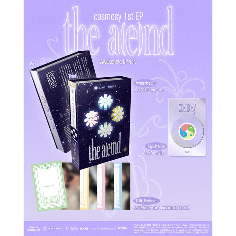 [Pre-order] cosmosy 1st EP album - [the a(e)nd] NFC Mini LP Ver.