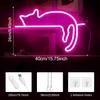 LED Neon Sign Super Bright Acrylic Cat Hanging Night Lights USB Art Wall Decor Lamp On/Off Switch for Bedroom Living Room Gifts