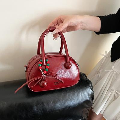 New Sweet Dating Pillow Bag Exquisite Small Bag Women's Wedding Bag Versatile Portable Shoulder Messenger Bag