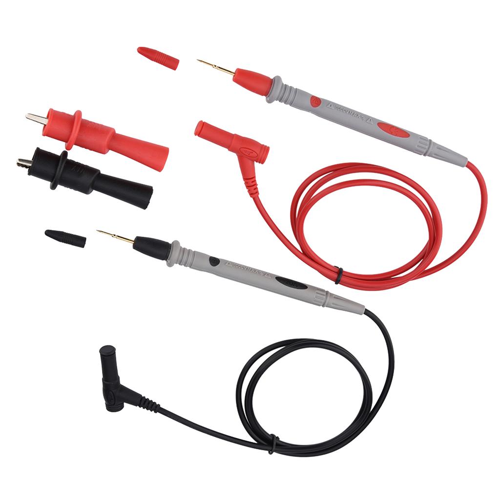 Ultra Sharp Multimeter Probe Precise 1000V 20A Gold Plated Probe S with Alligator Pliers