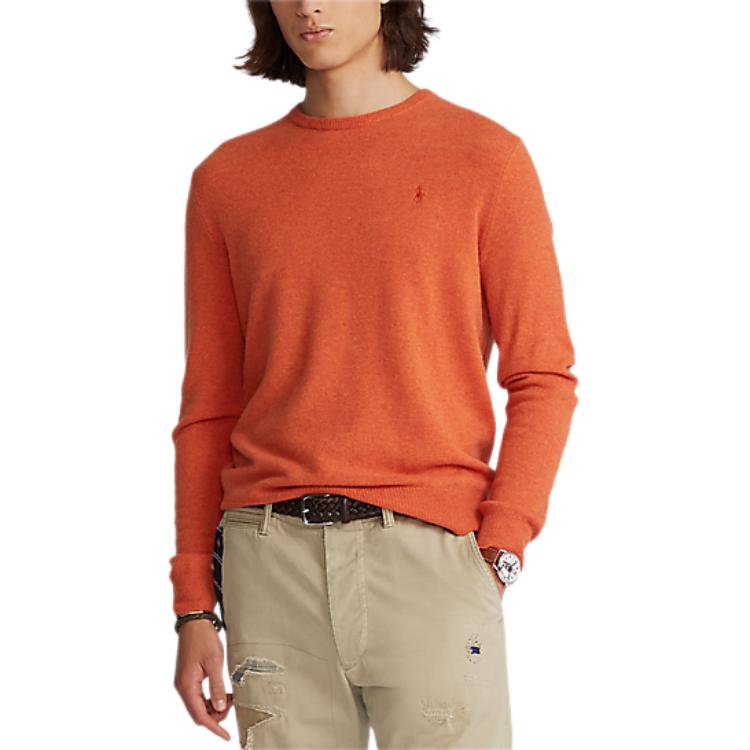 Polo Ralph Lauren Pony Logo Gestickter Pullover Rundhalsausschnitt Langarm Strickpullover Herrenpullover 710718596-034