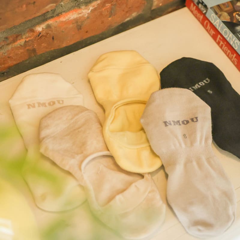 NMOO.OU [3 PACK] BASIC MUJI FAKE SOCKS (5colors)