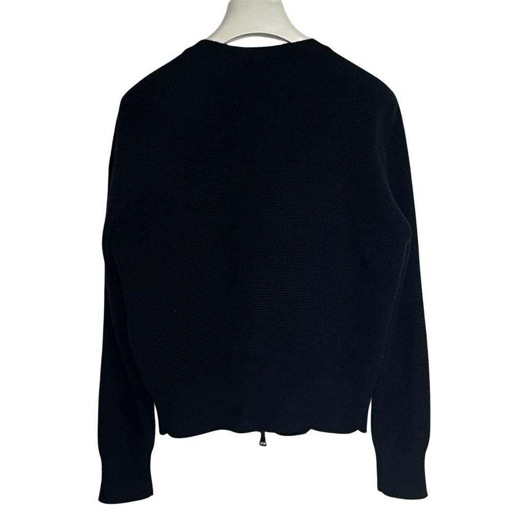 MONCLER Down Cardigan Black Women's Size M Model E2093947480098125