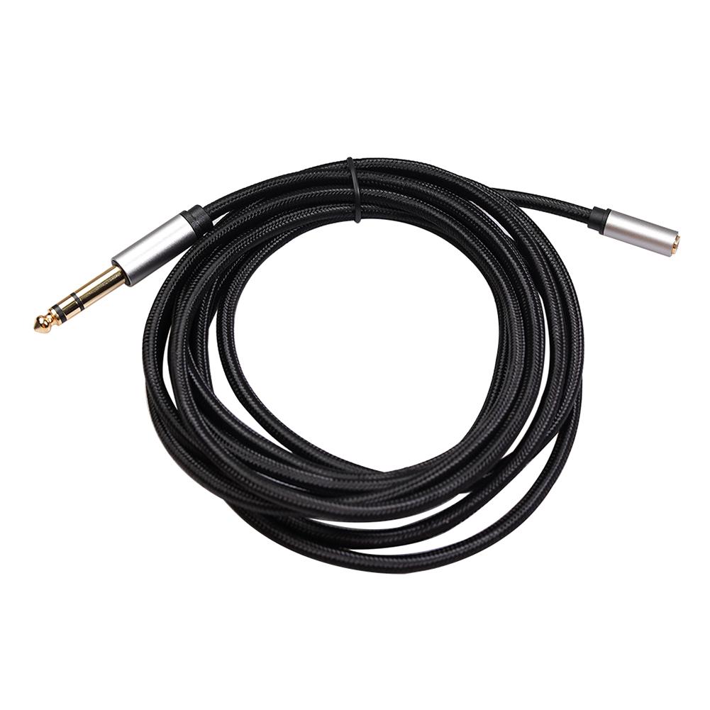 Buy 6.35mm Male to 3.5mm Female Audio Cable for Guitar Piano Headphone