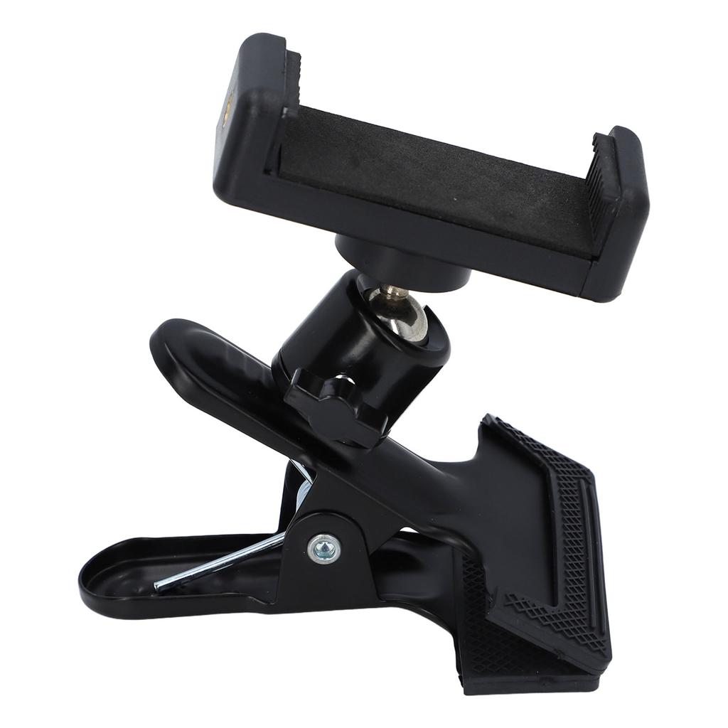 Guitar Head Phone Holder 360 Degree Ball Head Clip On Phone Mount for 5.5‑7.5cm Phones