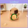 Chef Capybara Cartoon Plush Doll Children Toys Keychains Backpack Decoration