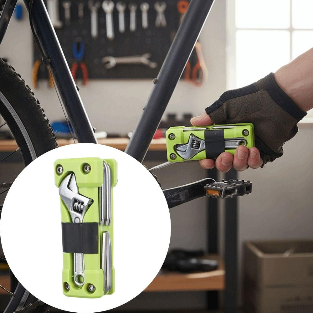 Multitool Motorcycle Tool Kits Stainless Steel Portable Design Multifunction Tool Durable Construction Screwdriver Included