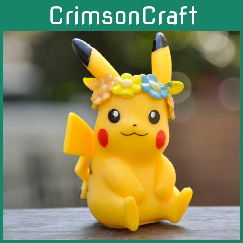 Pikachu Pokmon Pvc Action Figure Model Desktop Decor For Collectors Fans Gift