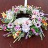 Artificial Flower Wreath Spring Wreath Decoration for Front Door Farmhouses Garden for Wedding Party Decoration