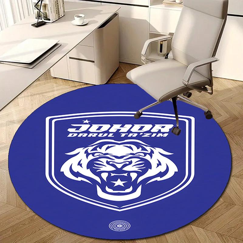 1pc Football Team (79) Design Printed Area Round Carpet for Bedroom Living Room Home Decor Rugs Mat Non Slip Mat Rug for Bedside