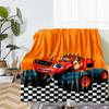 Truck Theme Printed Blanket - Perfect for Couch, Bed, Travel & Outdoor Use | Machine Washable, Cozy & Durable.