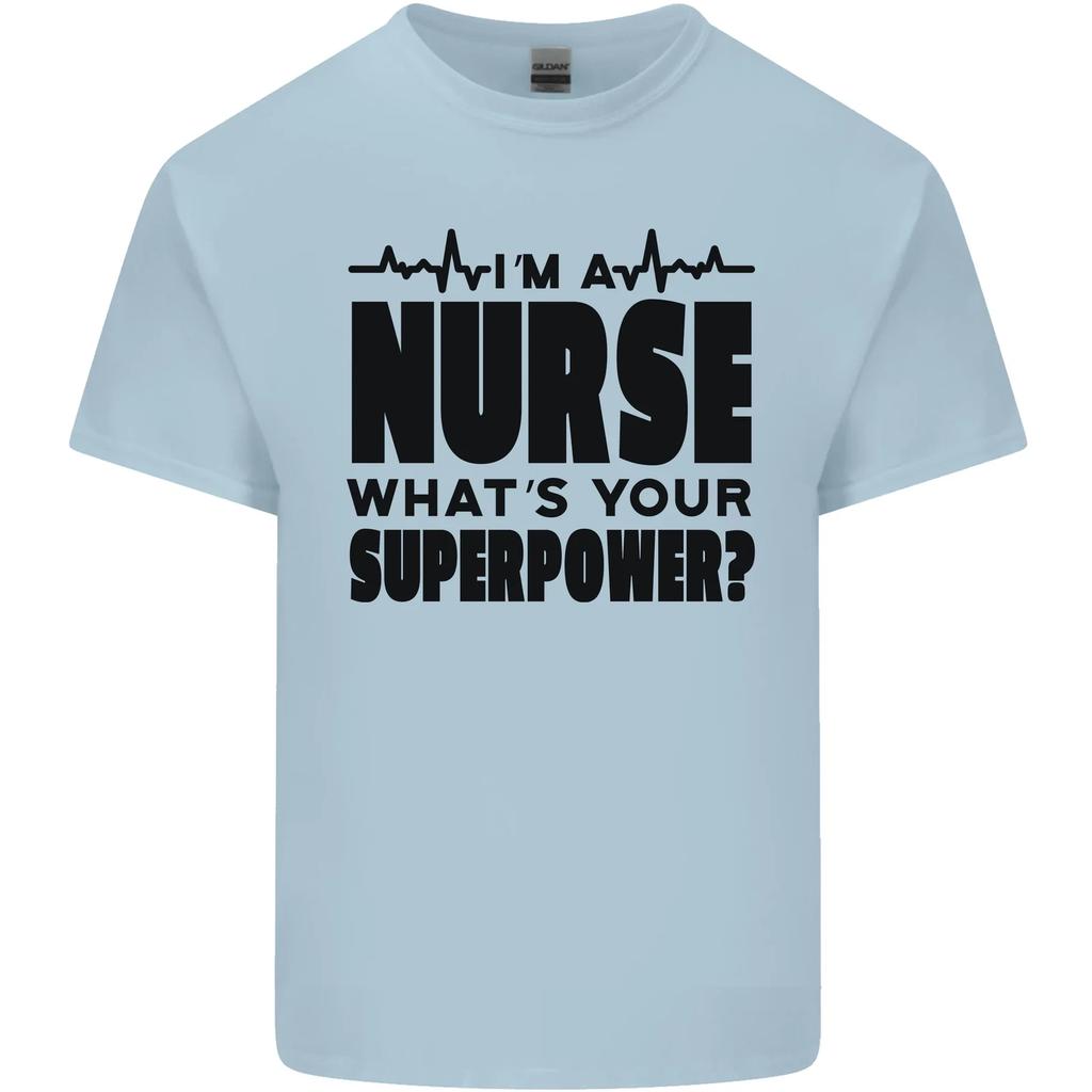 Im a Nurse Whats Your Superpower Nursing Kids T-Shirt Childrens