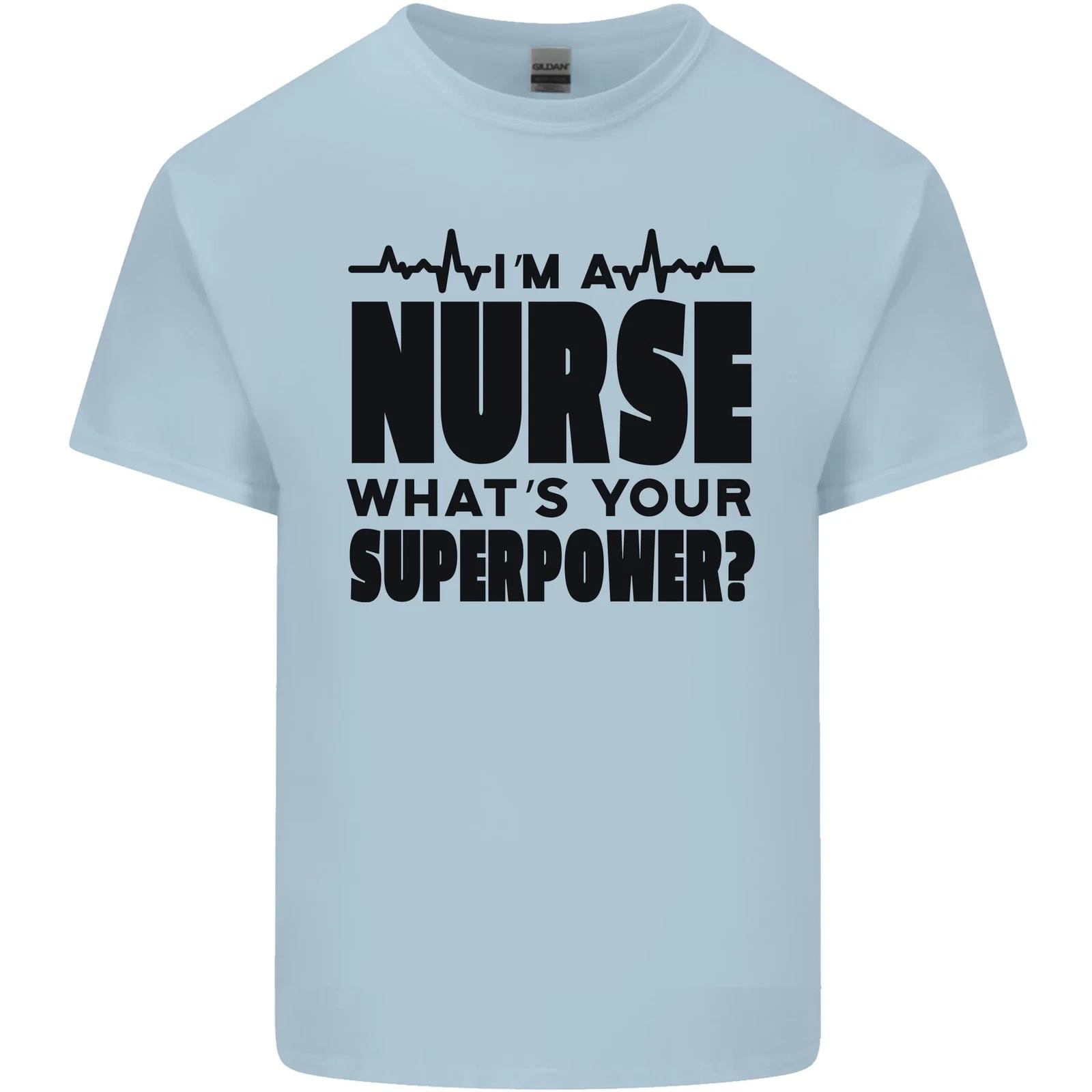 Im a Nurse Whats Your Superpower Nursing Kids T-Shirt Childrens S