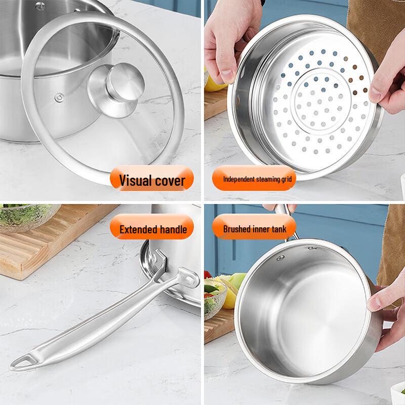 Shangheng Stainless Steel Steaming Milk Pot