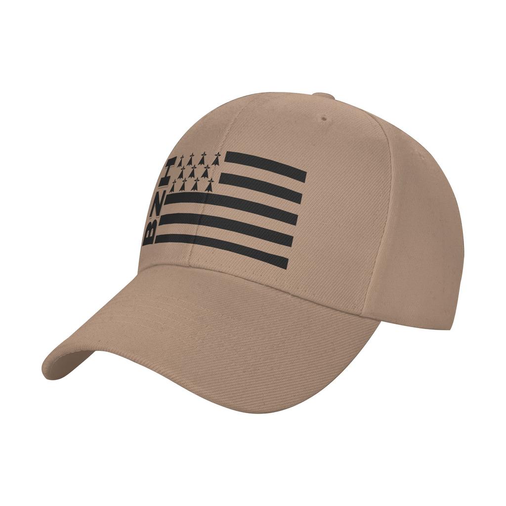 Fashion Bzh Breizh Bretagne Brittany France Curved Brim Baseball Cap Streetwear Sports Visors
