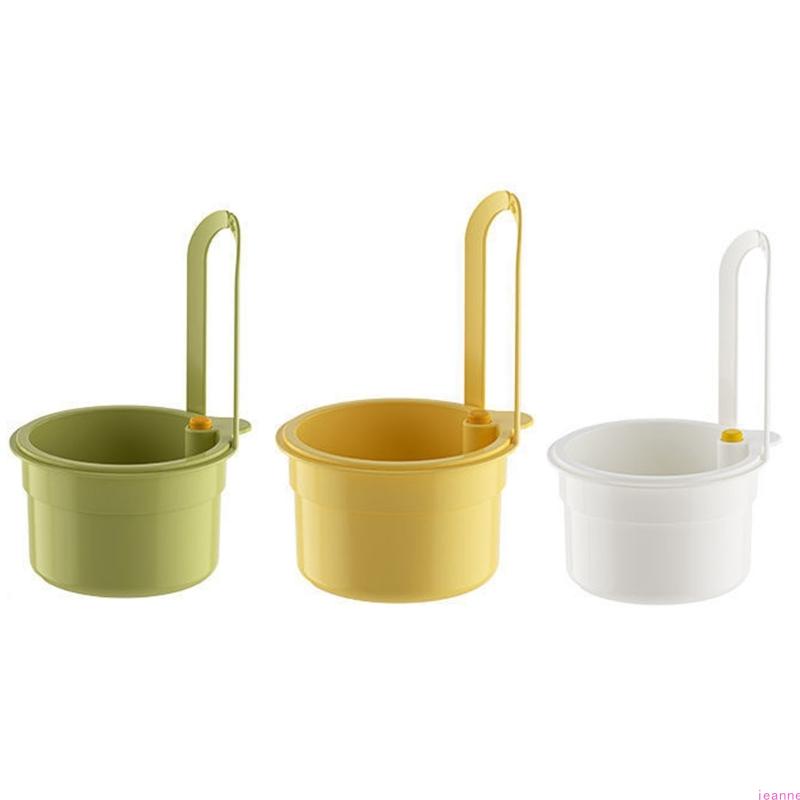 Plastic Sink Drain Strainer Basket, Adjustable Hanging Sink Strainer Colander Drain Basket for Filter Kitchen Waste