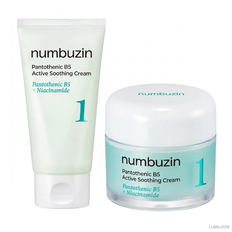 

numbuzin No.1 Pantothenic B5 Active Soothing Cream 80ml+80ml (+Free gift)