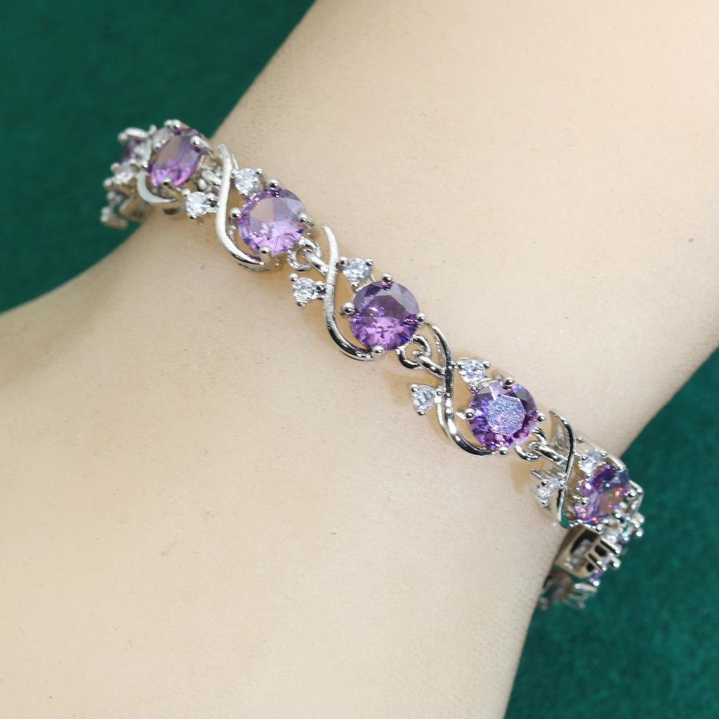 Jewelry Aaa Zircon Bracelet Independent Station Direct Sales
