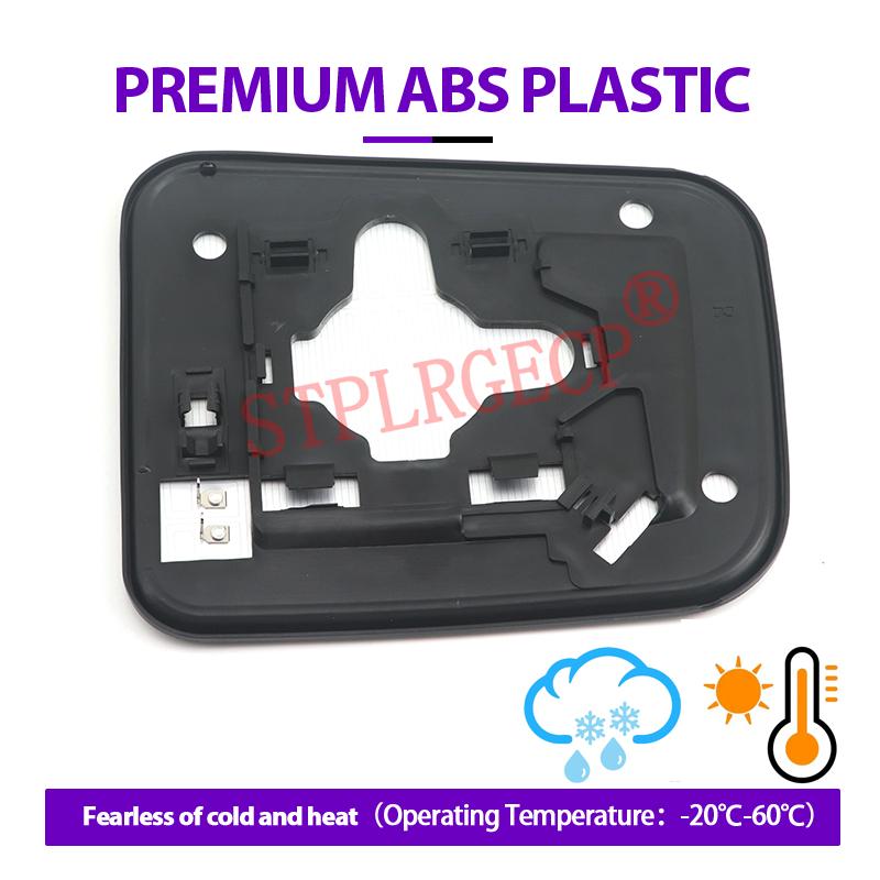 Stplrgecp Passenger Side Driver Side Left Right Door Side Heated Wing Mirror Glass Lens for Nissan Patrol Safari Y61 1997-2013