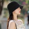 Breathable Sunshade Basin Cap Hollow Out Sun Protection Cap Fashion Woven Fisherman Hat  Summer