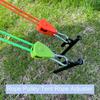 1Pc Camping Tent Rope Fastener Wind Rope Buckle Pulley Ratchet Clothes Hanger Awning Rope Hook Outdoor Pulley Adjuster Tent Fixer