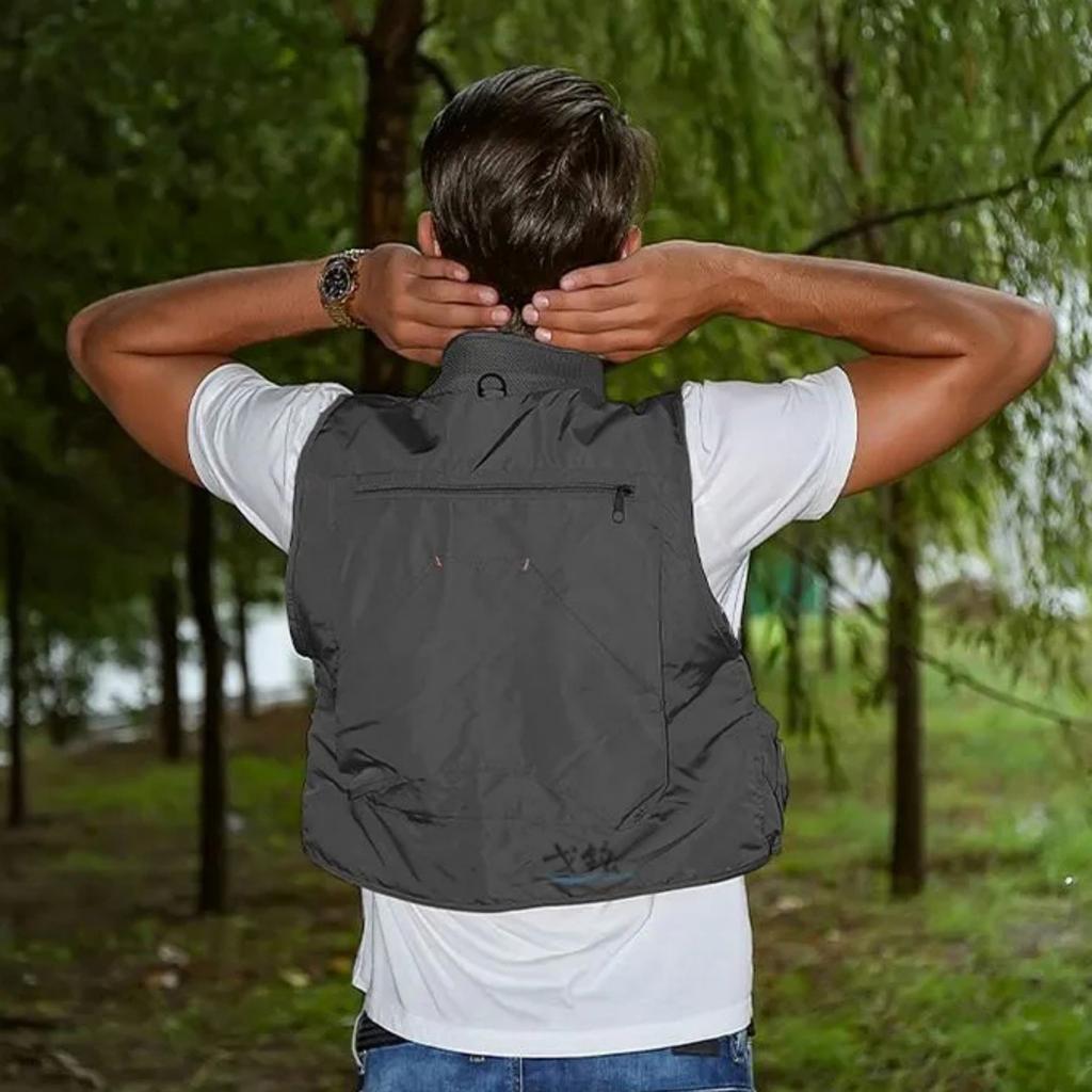 Men's Outdoor Multi-Pocket Vest Photography Fishing Breathable Comfortable Vest