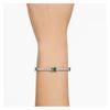 Swarovski Solid Color Inlaid Bracelet Women's Silver 5666422