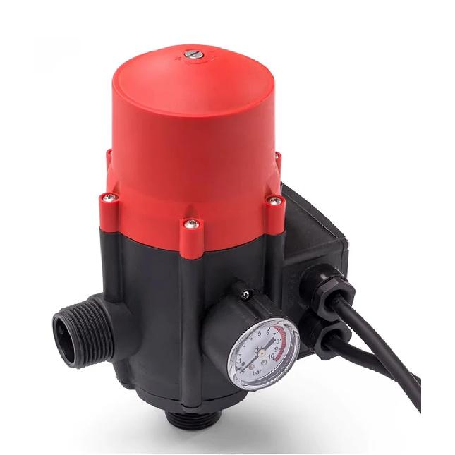 Automatic Pump Controller with Pressure Gauge Adjustable Pressure Full Auto On-Off Stable Performance for Water Pump System