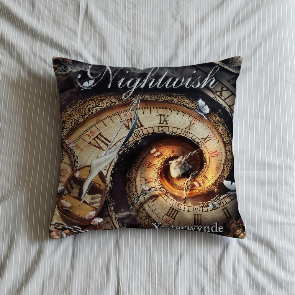 Cushion Cover Square Decorative Throw Pillow Nightwish Case Sofa Bed Car Living ALBUM Room Band Birthday Anniversary Gifts