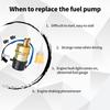 XuLong Electric Fuel Pump Compatible with Yamaha V Star 650 XVS650 Custom With Flames 2005/V Star 650 XVS650 Midnight Custom 2005-2010/XVS650A
