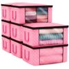 Clothes Storage Bags – Foldable Blanket Storage Bins for Organising Bedrooms, Wardrobes, Duvets, Featuring A Clear Window