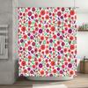 Floral Printed Shower Curtains Waterproof Bathroom Decor For Home Decoration Wall Art Modern Design