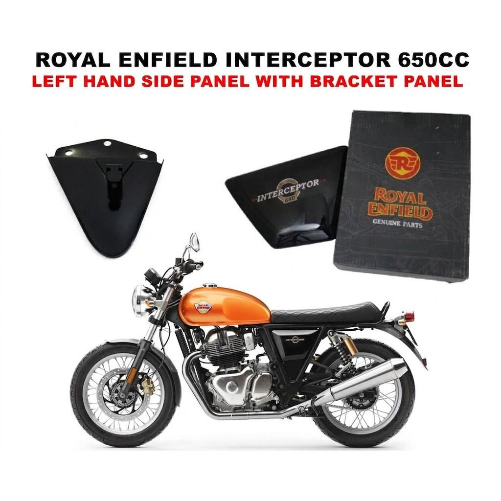 Royal Enfield "Interceptor 650" "Left Hand Side Panel With Bracket Panel"