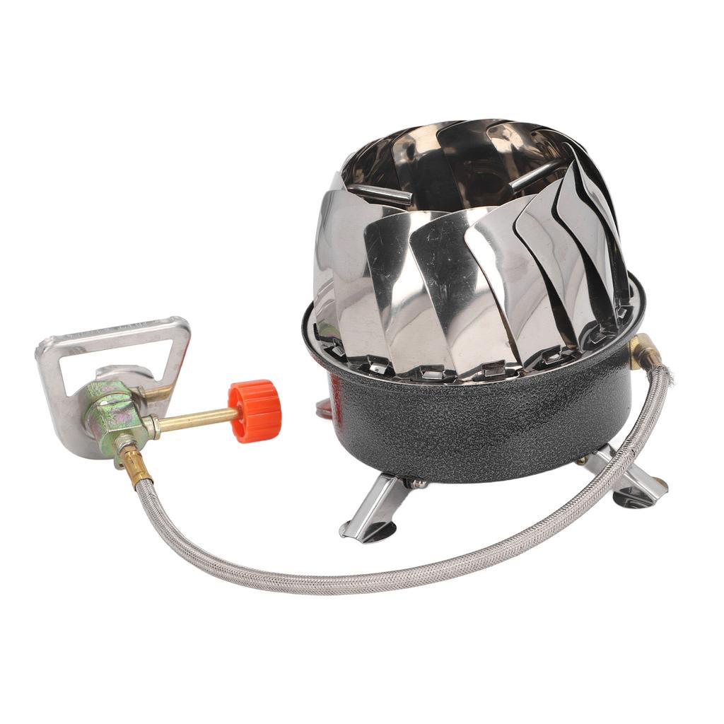 Mini Camping Stove Folding Stable Support Wind Resistant High Efficiency Portable Gas Stove for