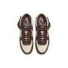 Nike Air Force 1 Mid Braun Kariert Herren Sneaker Blass-Elfenbein Kakao-Wow-Pink-Blüte DV0792-100