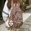 Schulrucksack1011 neuer Leopardenmuster-Rucksack weiblicher Studenten-Schulrucksack Mittelstufenschüler Rucksack mit großem Fassungsvermögen Freizeit leichter Reiserucksack