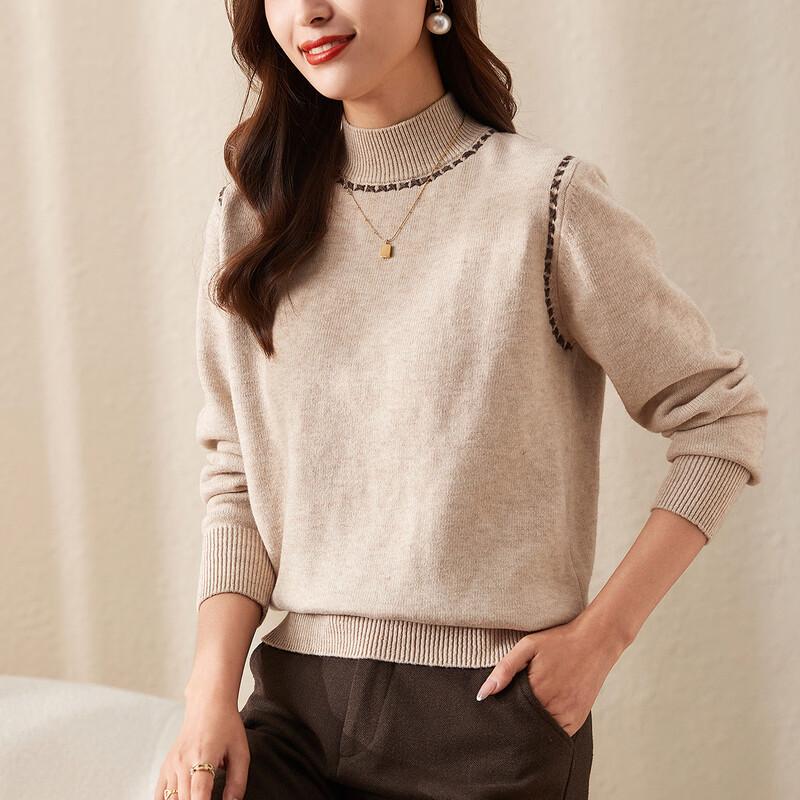 

Jianhu Women s Warm High-Neck Pullover Sweater XL