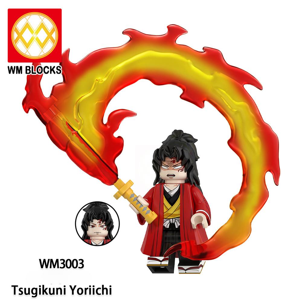 Animes Mini Bricks Action Figures Building Block Dolls Comic Assembly Assembly Toys for Children WM6218