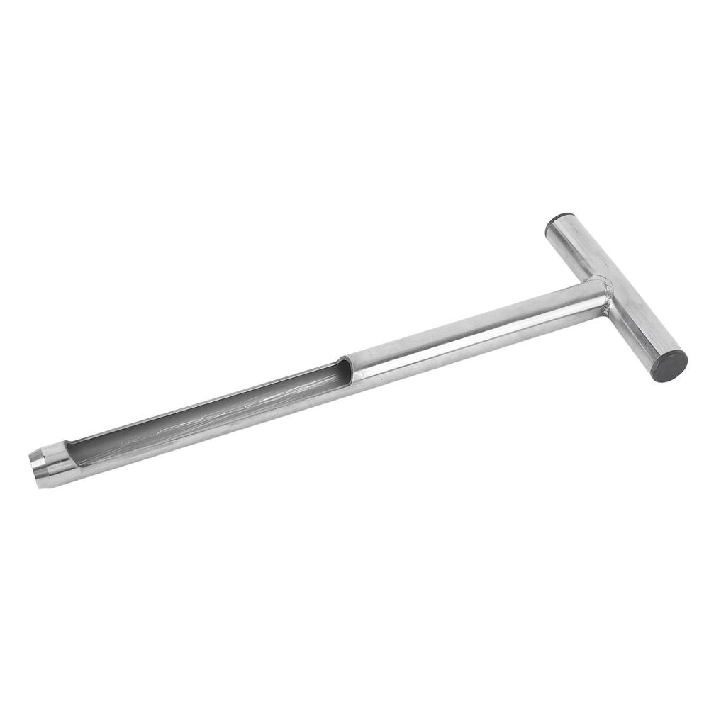 Soil Sampler with 2 Sampling Bags Reusable Stainless Steel T Handle Soil Probe for Plant Care Garden Lawn Farm