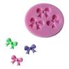 Pink Silicone Bowknot Cake Mold Decorating Baking Chocolate Fondant Mould Tool